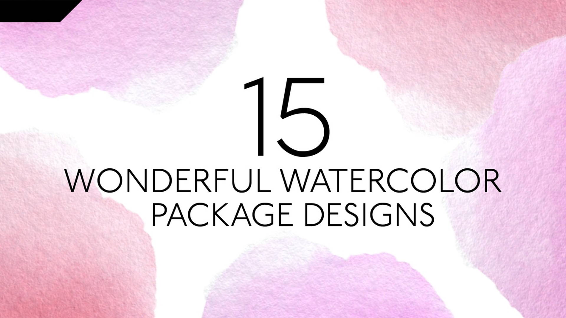 Featured image for Collection: 15 Wonderful Watercolor Package Designs