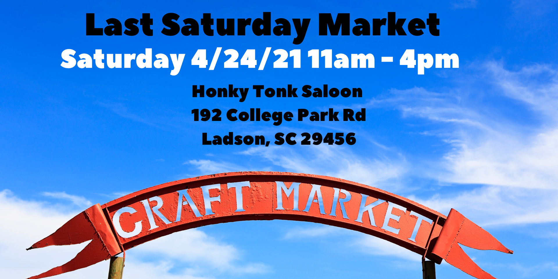 Last Saturday Vendors Market promotional image