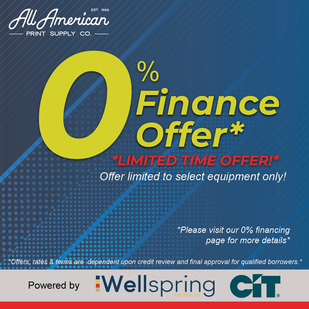 All American Print Supply Co Finance offer