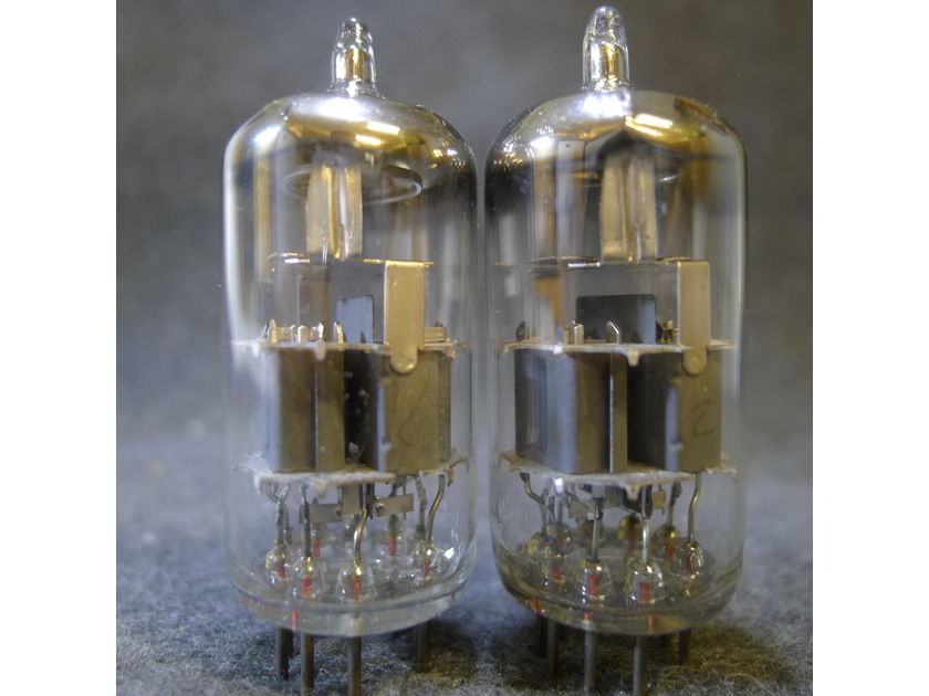 Siemens ECC88 6DJ8 NOS from Bulk Pack Platinum Matched Pair, Germany, Extremely Strong and Phono Grade