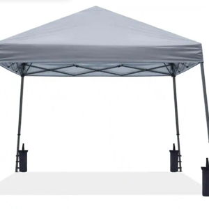 10 ft. x 10 ft. Gray Slant Leg Pop-Up Canopy Tent