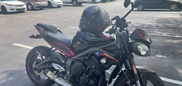 2021 TRIUMPH STREET TRIPLE R LOW motorcycle for rent near Plantation, FL