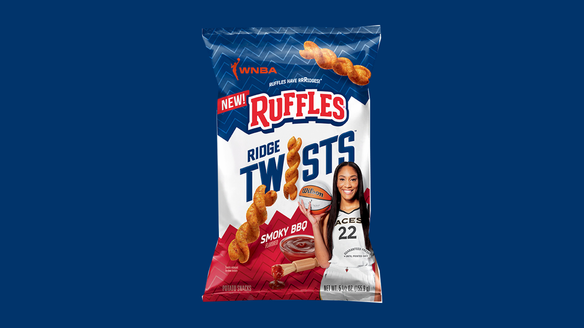 Featured image for Ruffles Launches New Ridge Twists Line with WNBA Star A’ja Wilson