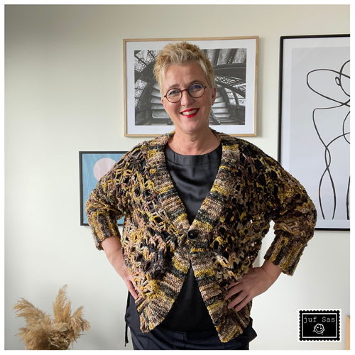 Pattern for sweater and cardigan Anna by teacher Sas