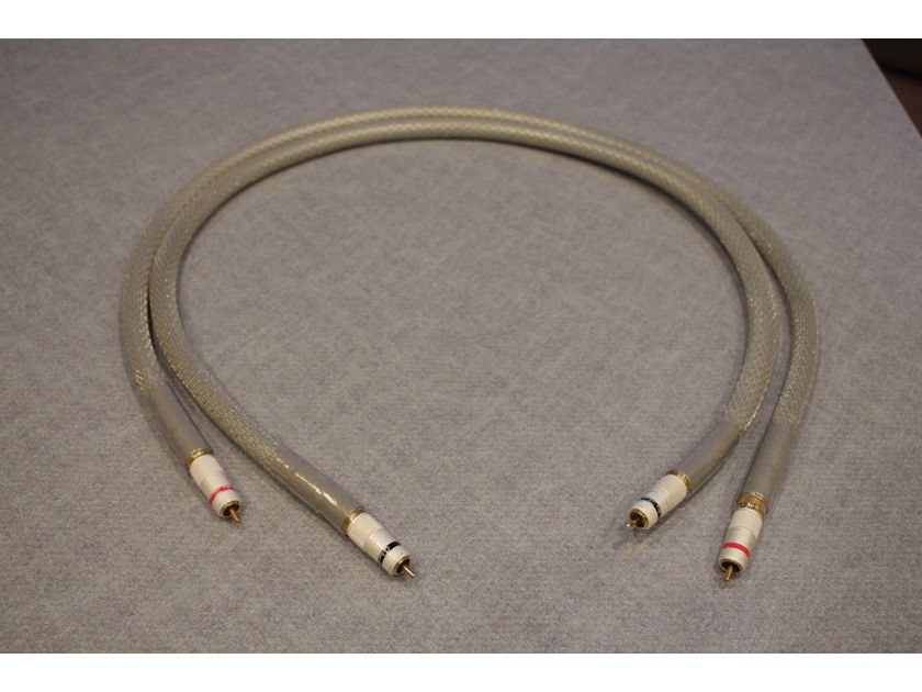 Acoustic Zen Silver Reference II 1 meter RCA interconnects