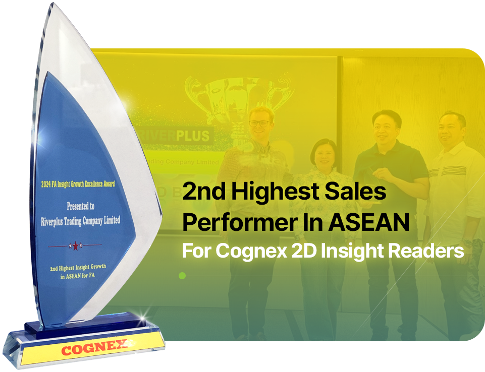 2nd highest sales performer in ASEAN for Cognex 2D Insight Readers
