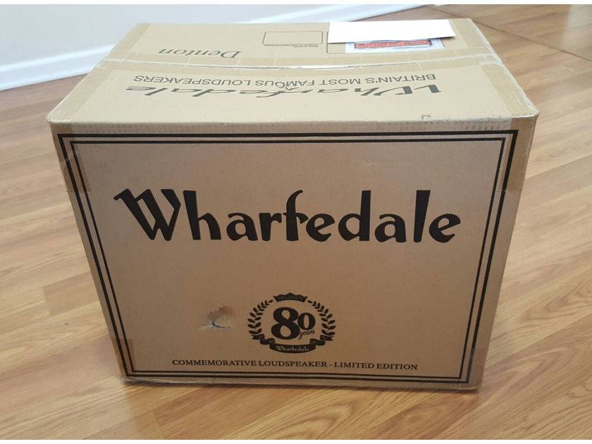 WHARFEDALE Denton 80th Anniversary  NEW!!! Bookshelf Speakers