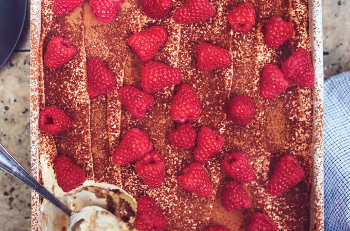 Raspberry Tiramisu