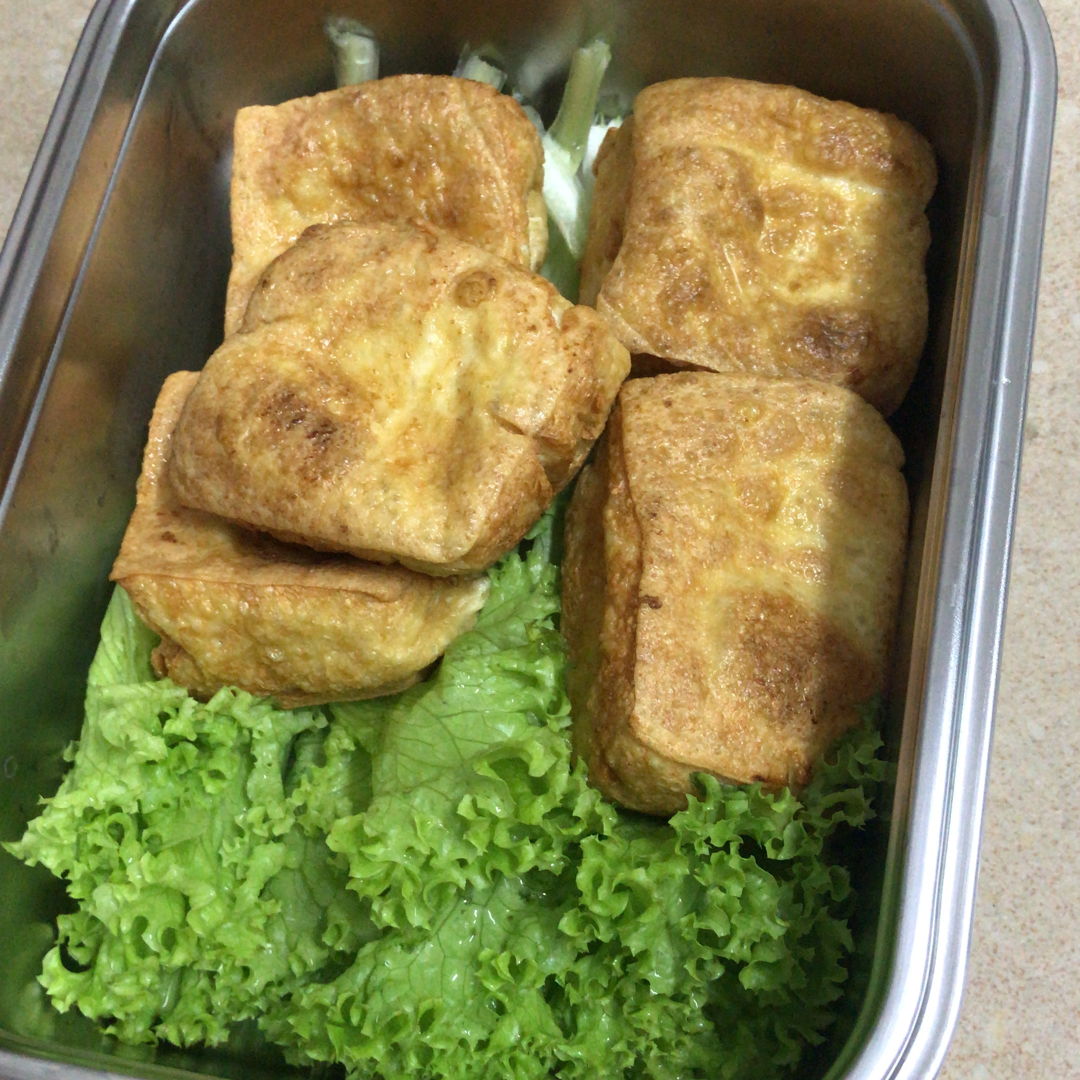 Simple & nice fried tofu (plain)