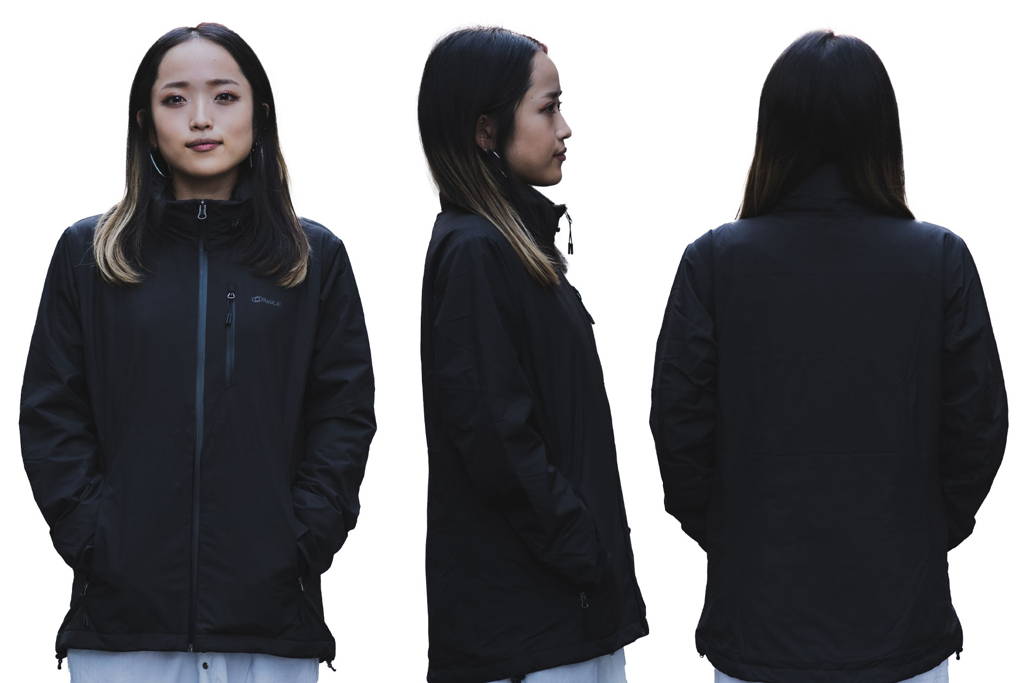 Rasical フェアリーノヴァ2 NASA断熱素材 高機能防寒ジャケット 黒 Fairynova2 crowdfunding
