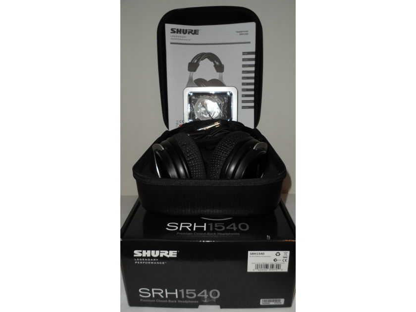 Shure SRH1540 Headphones with Silver Plated Cable