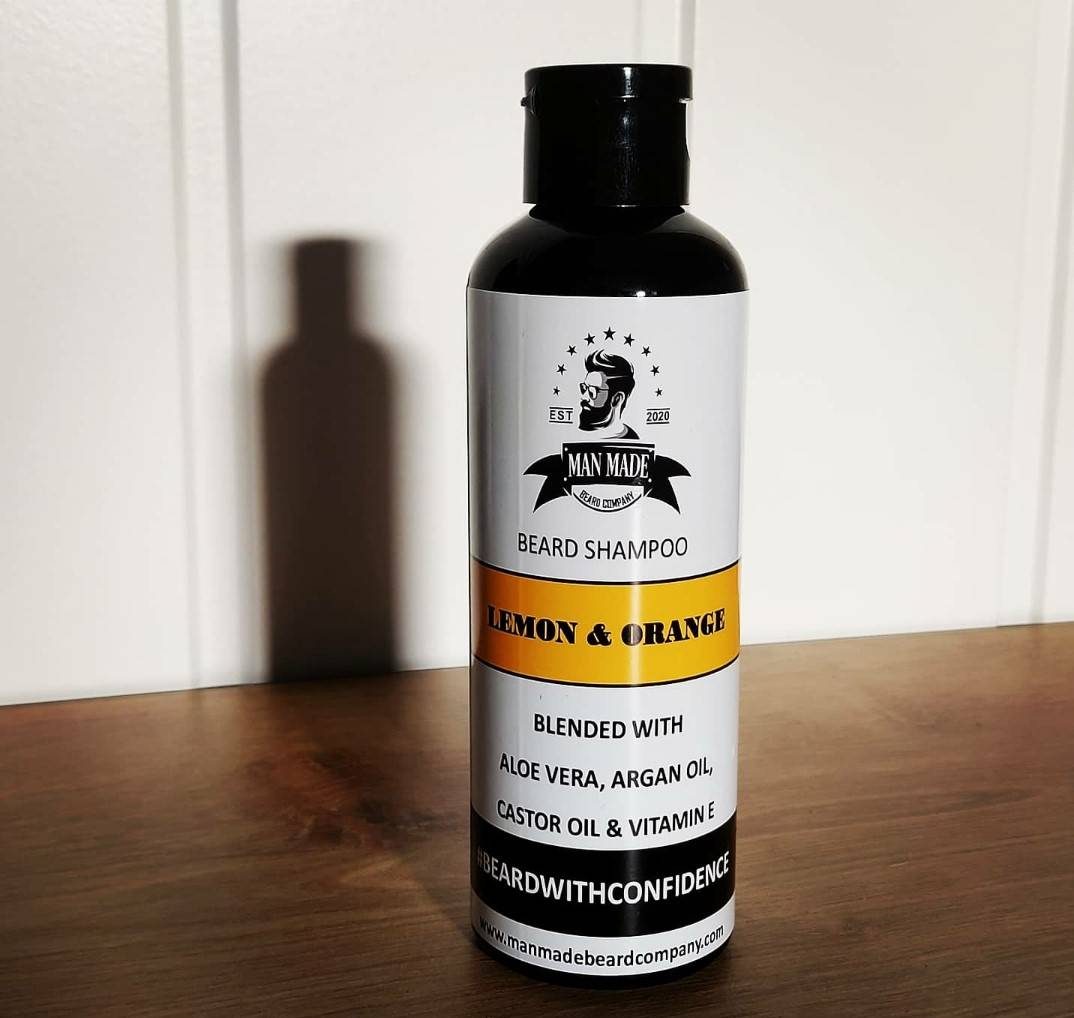 Man Made Beard Shampoo - Lemon & Orange 200ml