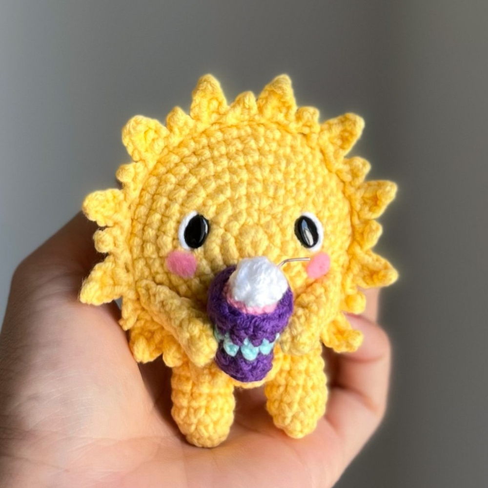 Amigurumi haakpatroon Zonnig de zon