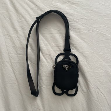 Prada Phone Lanyard with Pouch