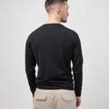 V-Pullover in Schwarz 