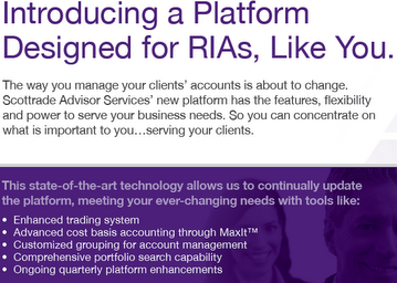 Scottrade Advisor Services makes its marketing move