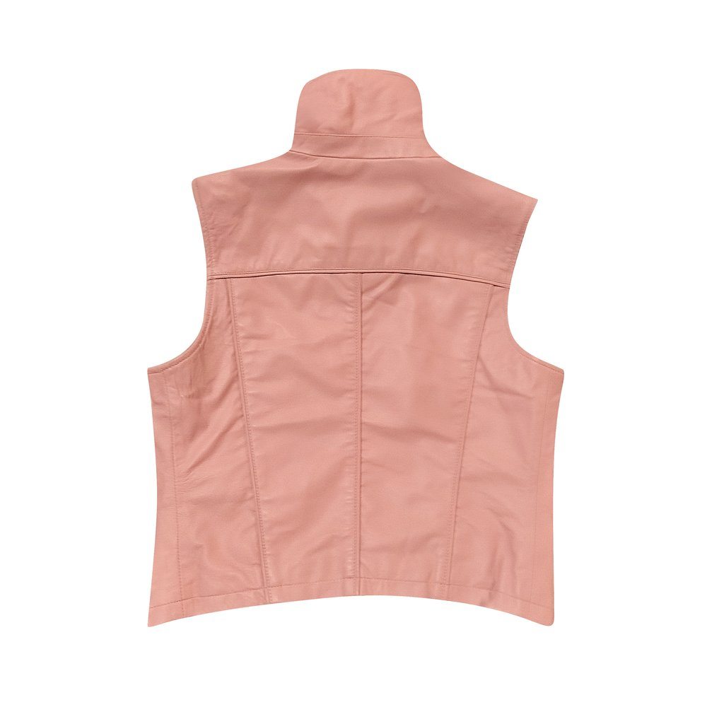 GRENADA VEST - Pink LEATHER - Image 2