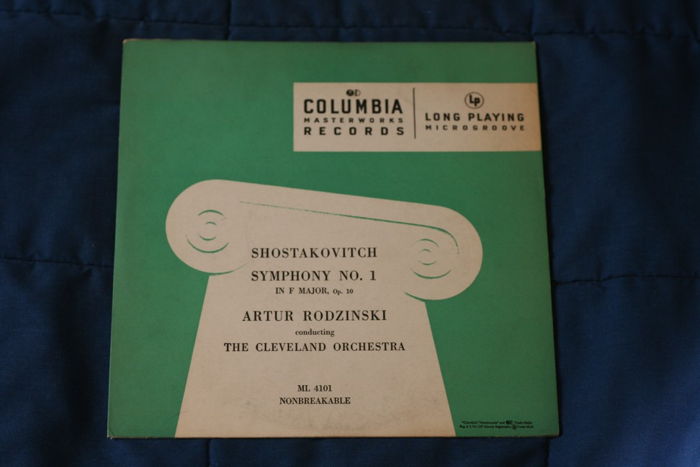 Shostakovitch - Symphony No 1 in F Major  ML 4101