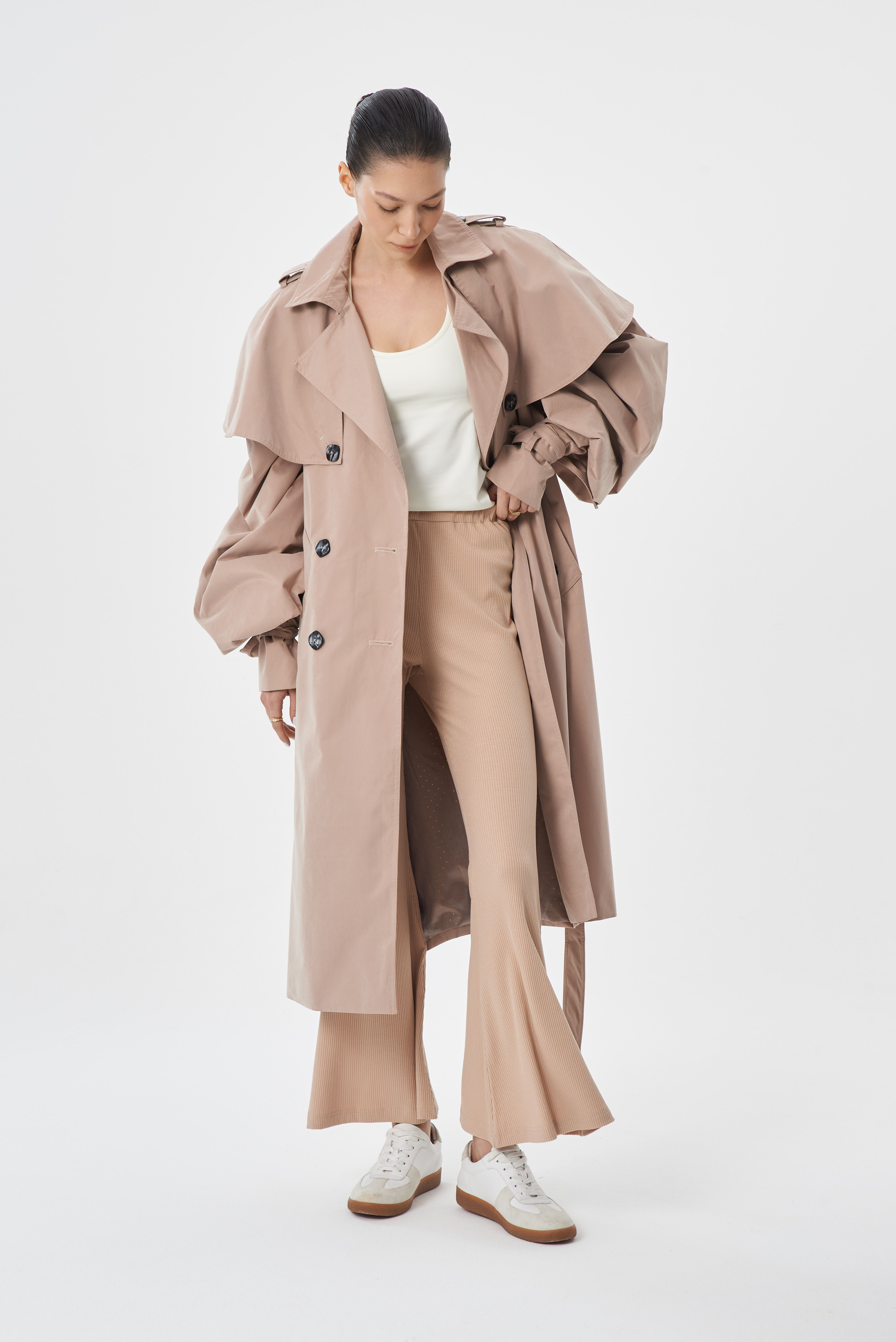 Long rain trench cheap coat