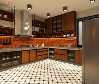 simplicity-idesign-industrial-modern-malaysia-selangor-dry-kitchen-wet-kitchen-3d-drawing-3d-drawing