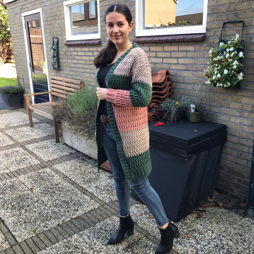 English/Dutch Wintertime Cardigan/wintertijd vest