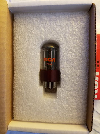 RCA 5692 Black Plate, Red Base NOS - 6SN7 Variant - Red...