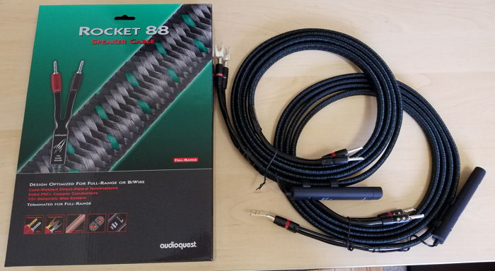 AudioQuest Rocket 88 10ft pr Full Range Speaker Cables