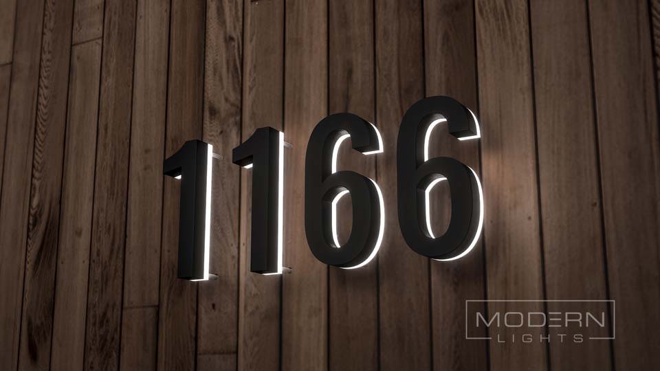 Black address wood