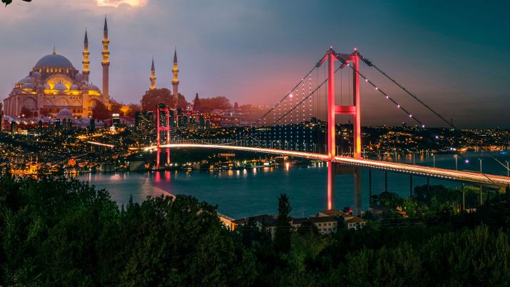 The Bosphorus Bridge marked Istanbul's significance as a crossroads between Europe and Asia, linking the continents since ancient times