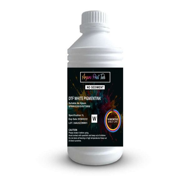 No Sediment DTF White INK | 1L