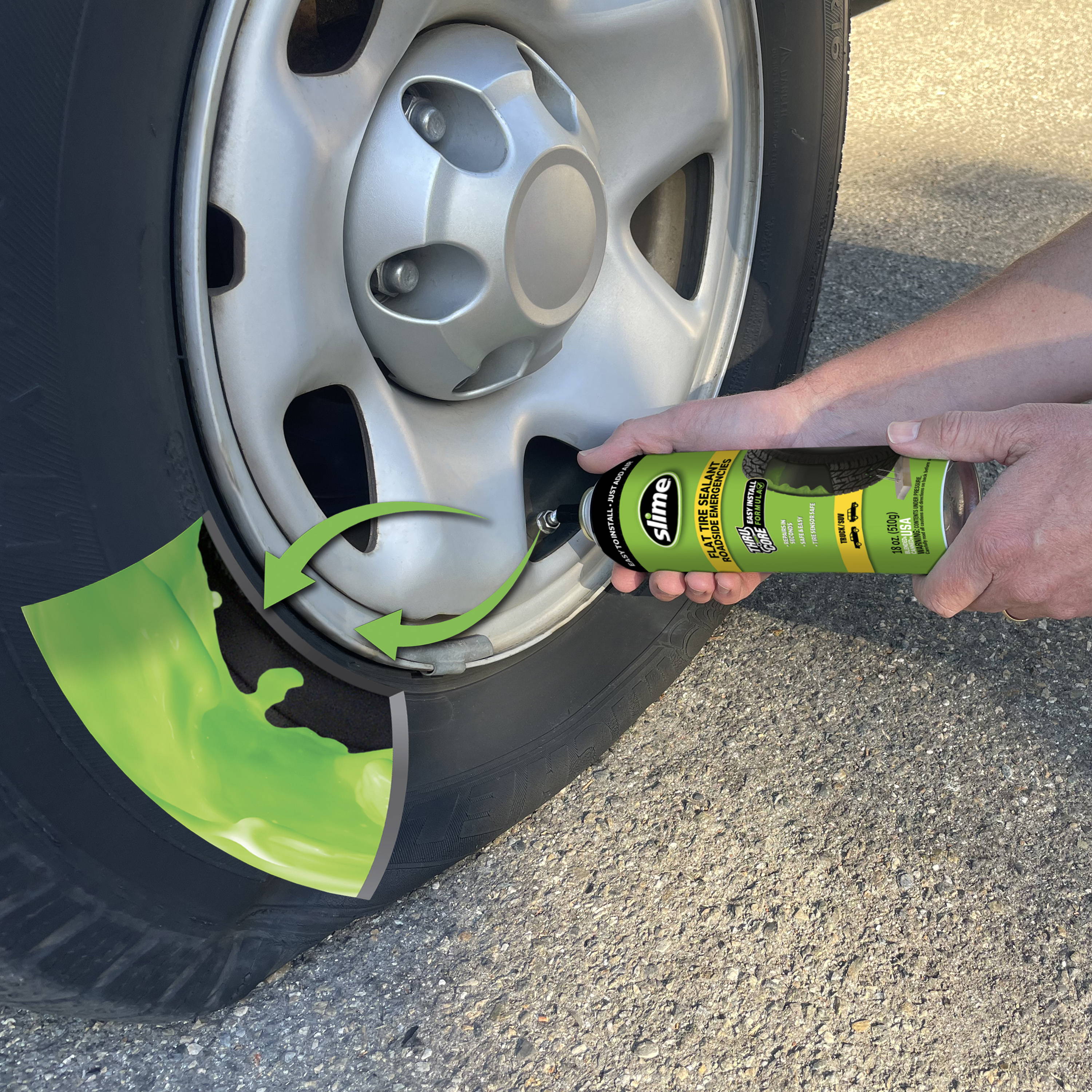 Installing Slime Thru-Core