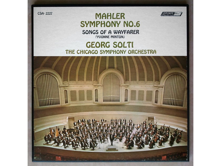 London ffrr/Solti/Mahler - Symphony No. 6, Songs of a Wayfarer / 2-LP / NM