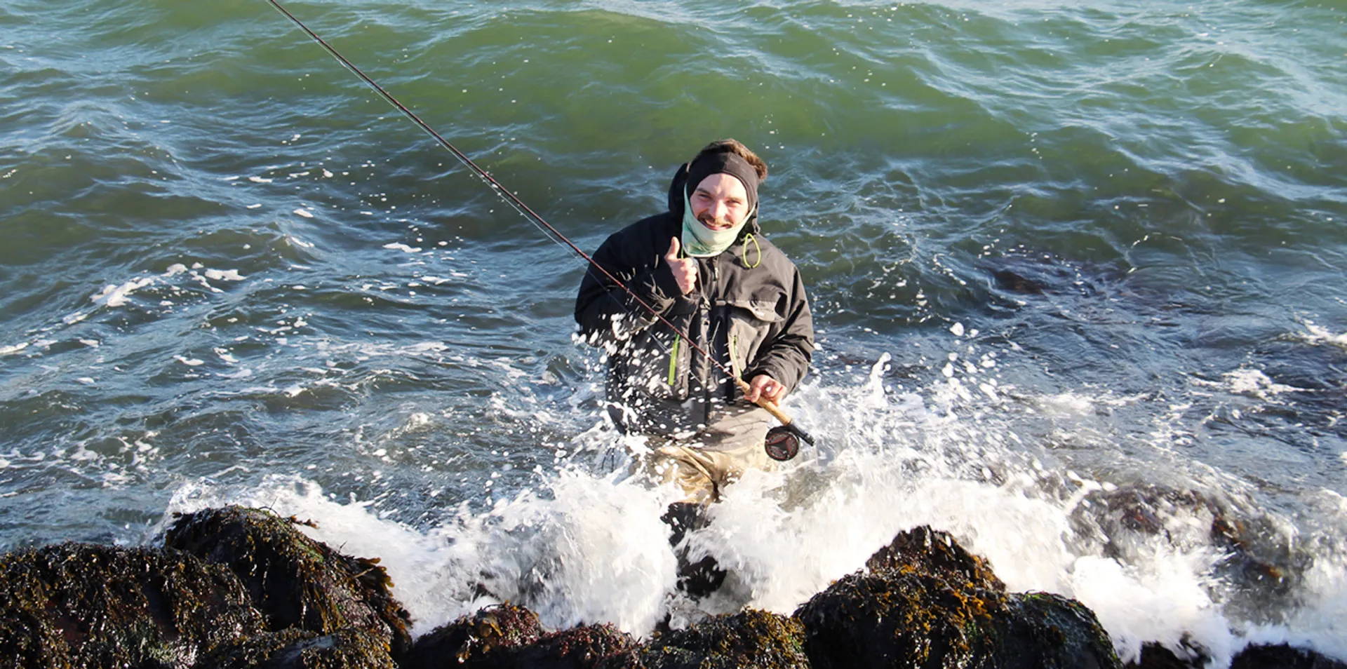 Waterproof fishing jacket for fishing and hunting