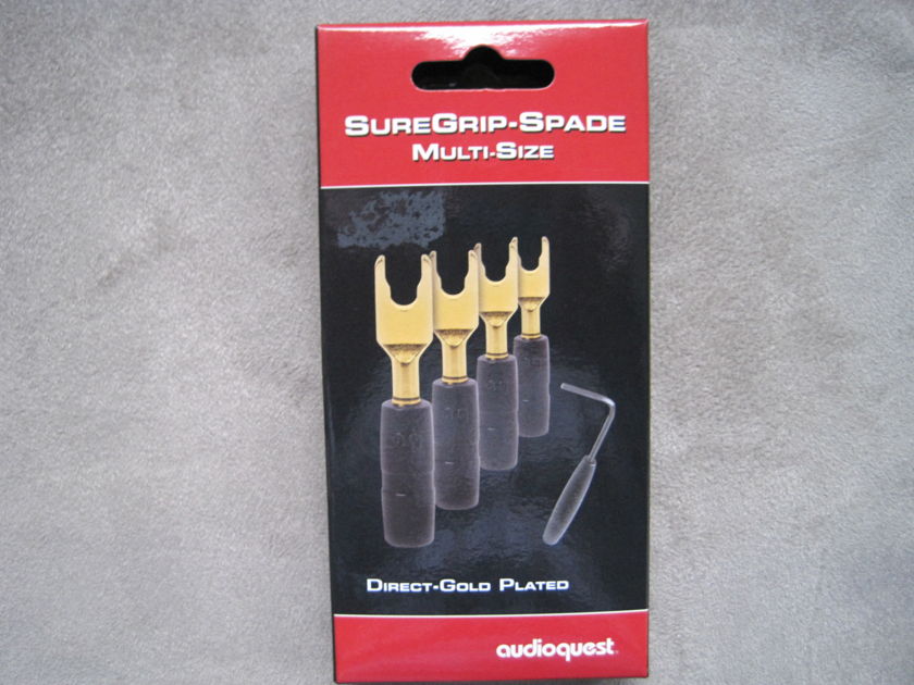 AudioQuest  Gold plated Copper spade kit