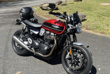 2020 TRIUMPH SPEED TWIN 1200 motorcycle for rent near Marietta, GA