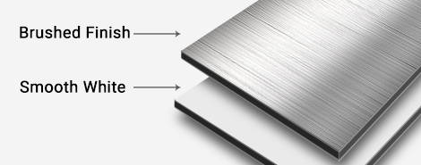 Direct aluminum print surface