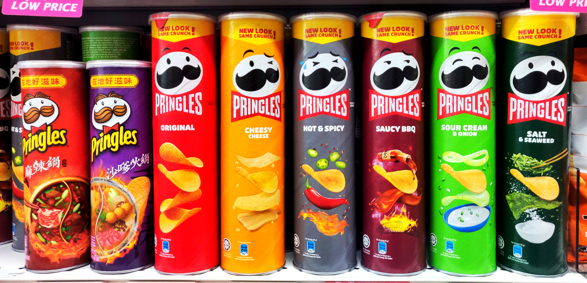 JKR's Brand Refresh Of Chip Brand Pringles Hits UK Shores.