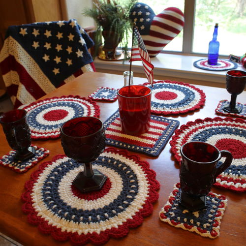 Diverse Stitch Americana Doily