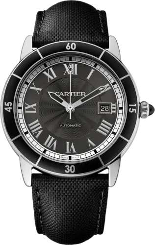 Ronde Croisière de Cartier Stainless Steel / Grey