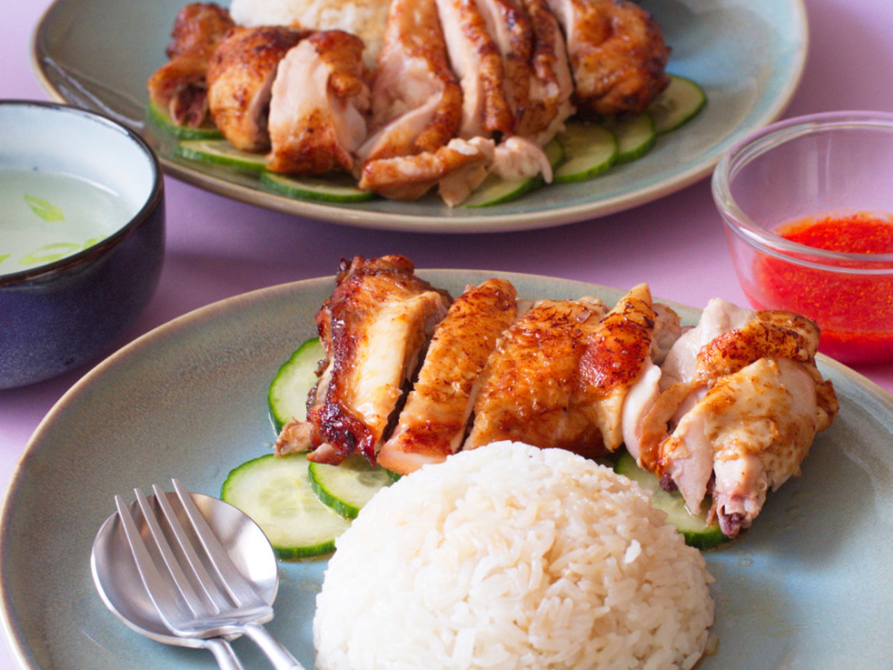 Roasted Chicken Rice Southeast Asian Recipes Nyonya Cooking