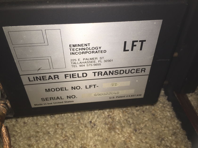 Eminent Technology LFT-VI Planar Magnetic Reference Electrostatic Loudspeakers Pair