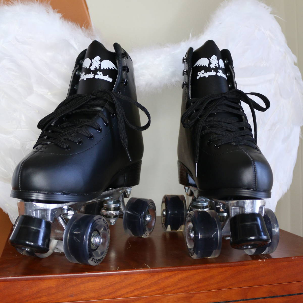 Thunder Black Roller Skates Angel's Skates