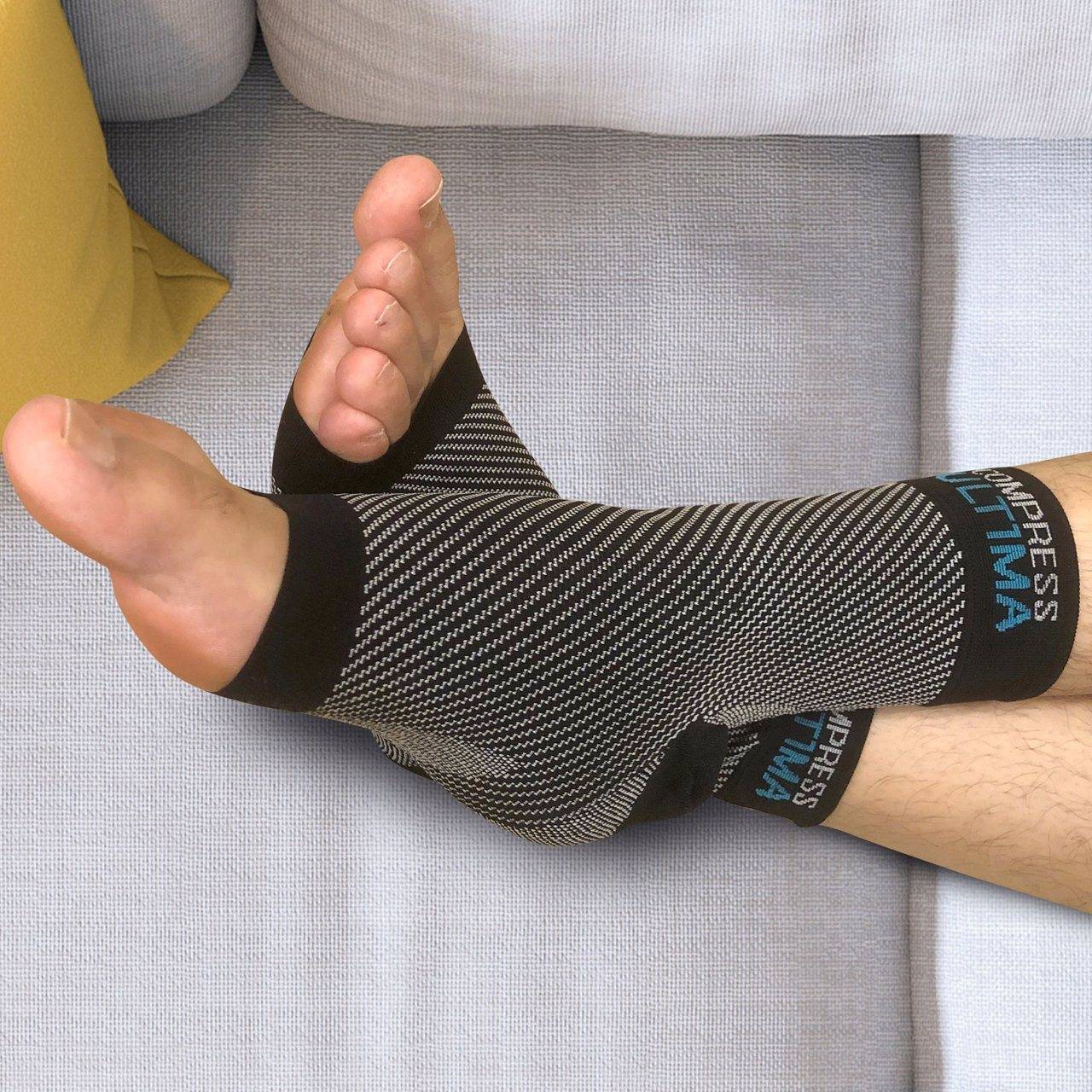 open toe compression socks