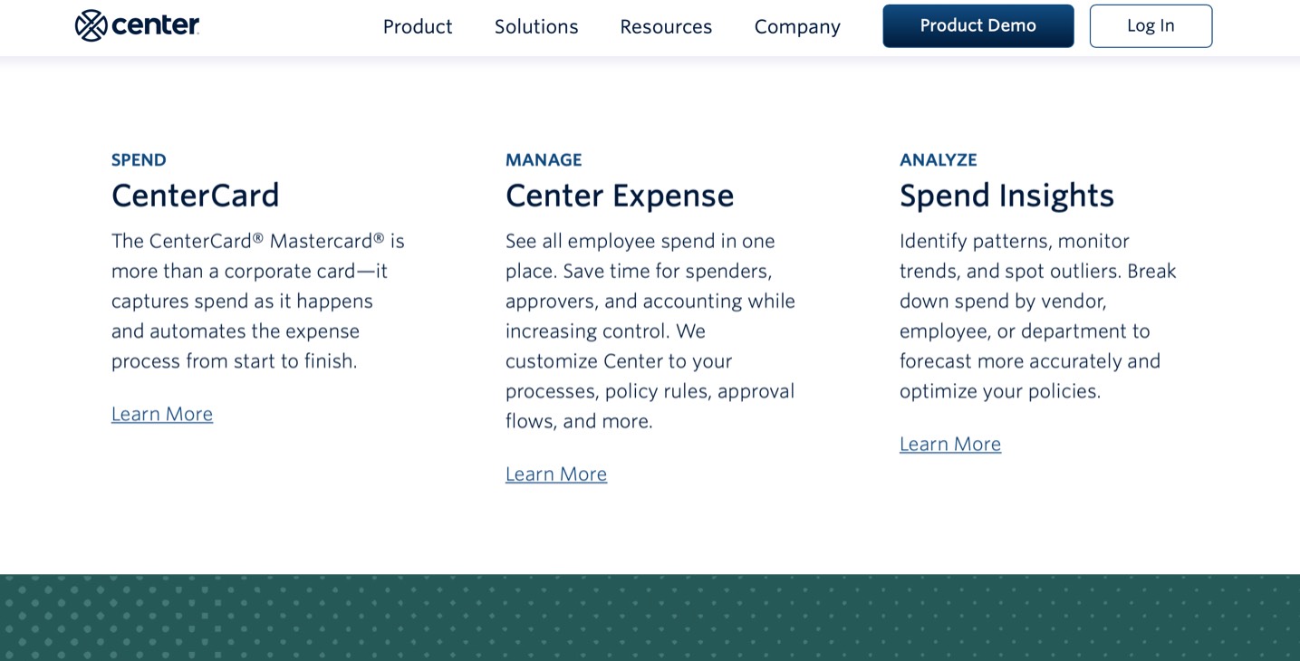 Center product / service