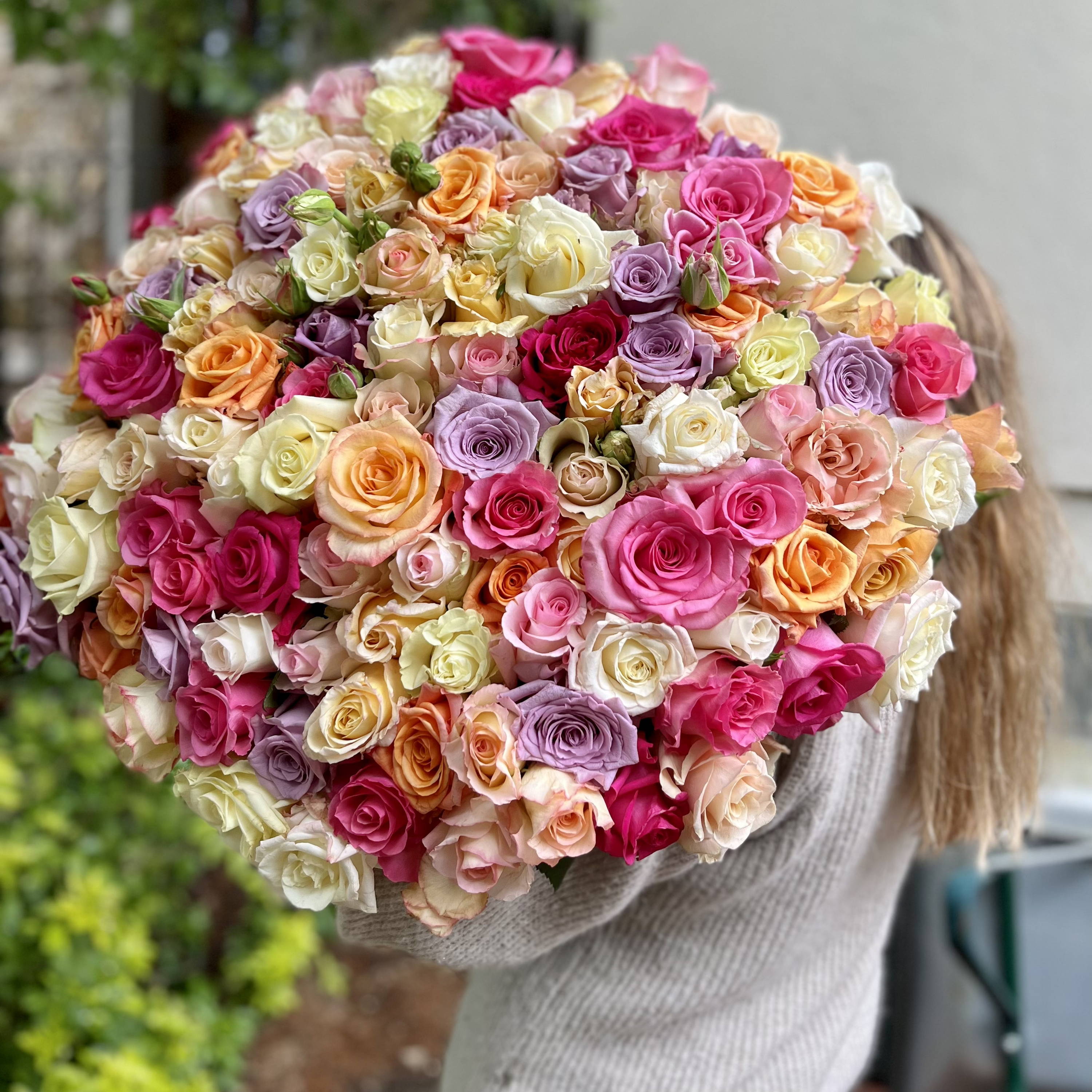 Gros bouquet de roses