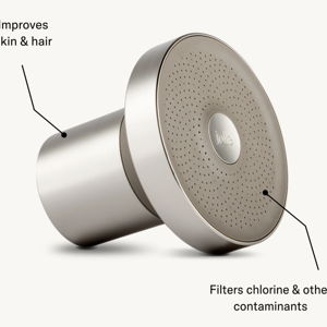Jolie Showerhead Filter - Brushed Steel