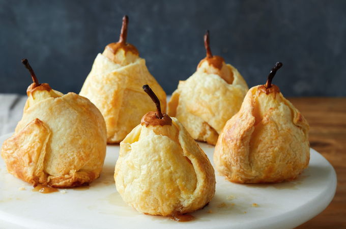 Pears in a Pastry Crust
