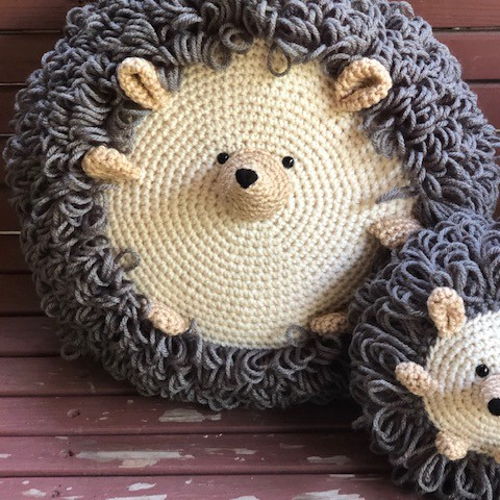 Crochet Hedgehog Pillow Pattern