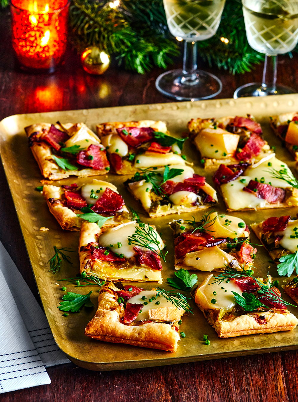 Thin Leek, Bacon and Cheese Tart | RICARDO