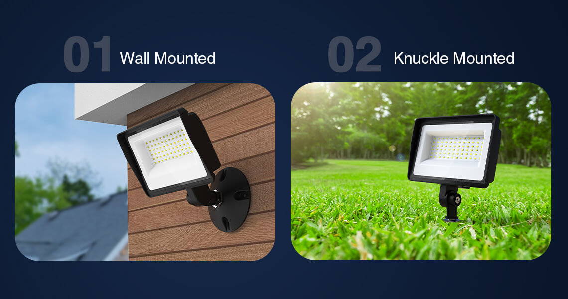 High Power 300W LED Flood Lights Installation